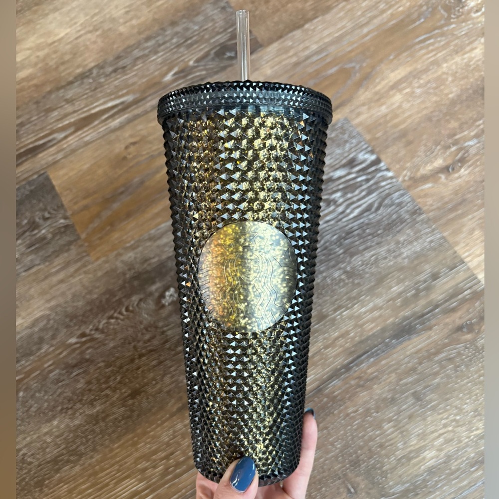 Starbucks 2020 Limited Edition Fall Black/Gold Studded Tumbler